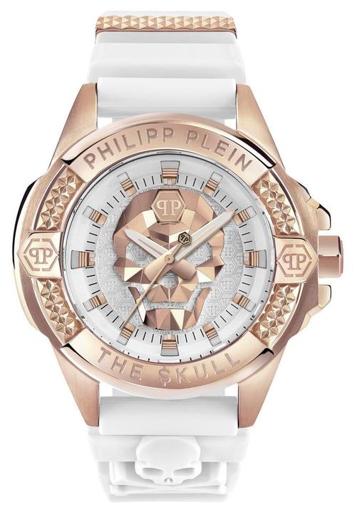 Philipp Plein PWAAA2224 The Skull unisex horloge, Sieraden, Tassen en Uiterlijk, Horloges | Heren, Kunststof, Nieuw, Staal, Overige merken