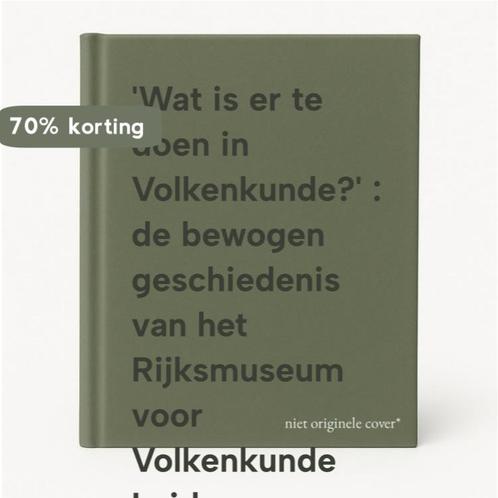 Wat is er te doen in Volkenkunde? : de bewogen, Boeken, Overige Boeken, Zo goed als nieuw, Verzenden