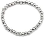 Armband - Stainless steel - 5 Millimeter, Sieraden, Tassen en Uiterlijk, Armbanden, Verzenden, Nieuw, Zilver, Staal