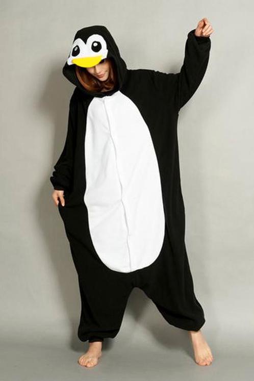 Onesie Zwarte Pinguin Baby Pakje 68-74 Pinguinpak Kostuum Zw, Kinderen en Baby's, Carnavalskleding en Verkleedspullen, Nieuw, 104 of kleiner