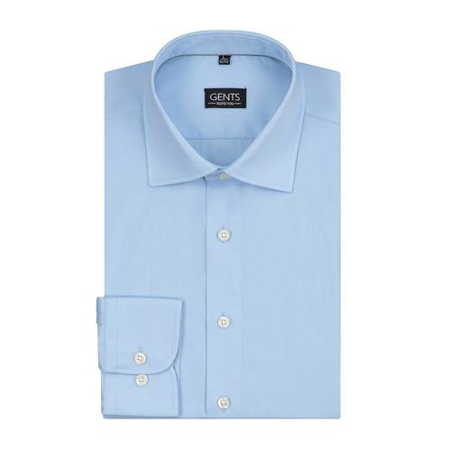 GENTS NOS lichtblauw - M7 39/40, Kleding | Heren, Overhemden, Verzenden