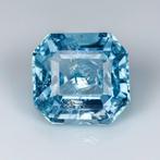 1 pcs Groen, Blauw Toermalijn - 6.02 ct - Gem research Swiss, Nieuw
