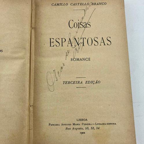 Camillo Castelo Branco - Coisas Espantosas, Um Livro -, Antiek en Kunst, Antiek | Boeken en Bijbels