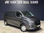 Ford Transit Custom 2.0 TDCI 131pk Automaat L2H1 Euro6 Airco, Automaat, Stof, Gebruikt, Zwart