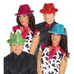 Roze gangster hoedje voor volwassenen - Gangsterhoeden, Hobby en Vrije tijd, Ophalen of Verzenden, Nieuw