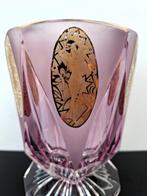 Art Deco vaas Boheems - gouddecoratie - Vaas - Kristal