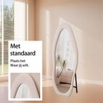 LoXa Passpiegel Velanto Crème – 160x60 cm – Alleen Staand –, Verzenden, Nieuw, Ovaal