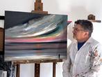 Michel Suret-Canale (XX-XXI) - Seascape grey, Masterpiece XL, Antiek en Kunst