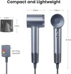 Ionische Haardroger - Thermo-Control - Stijlvol en Glanzend, Verzenden, Nieuw