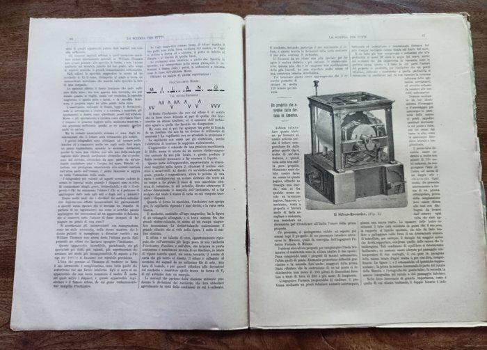 La Scienza per Tutti - giornale settimanale illustrato -, Antiek en Kunst, Antiek | Speelgoed