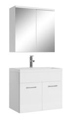 Badkamermeubel Set Montreal 01 60 cm Wit Badmeubel, Huis en Inrichting, Badkamer | Badkamermeubels, Verzenden, Nieuw, Wastafelkast