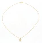 Zonder Minimumprijs - Ketting met hanger Geel goud Diamant