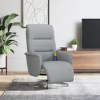 vidaXL Massagestoel verstelbaar met voetensteun stof, Huis en Inrichting, Fauteuils, Verzenden, Nieuw