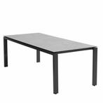 Goa dining tuintafel 220x95xH75 cm HPL lichtgrijs aluminium, Ophalen of Verzenden, Nieuw