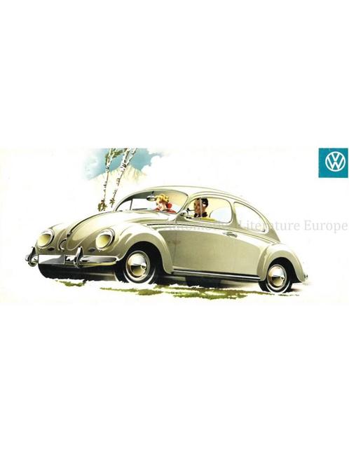 1960 VOLKSWAGEN KEVER | KARMANN GHIA BROCHURE NEDERLANDS, Boeken, Auto's | Folders en Tijdschriften, Volkswagen