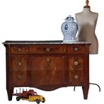 Grote Hollandse commode ca 1850 Louis Seize stijl gerestaure, Ophalen of Verzenden