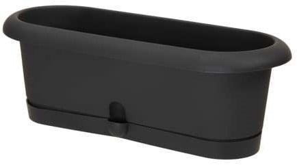 Bloembak tray Antraciet 40x16 cm, Huis en Inrichting, Woonaccessoires | Kunstplanten en Kunstbloemen, Nieuw, Ophalen of Verzenden