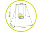 Smoby - Metalen babyschommel - Maximaal 25 kg - 120 x 117 x, Verzenden, Zo goed als nieuw