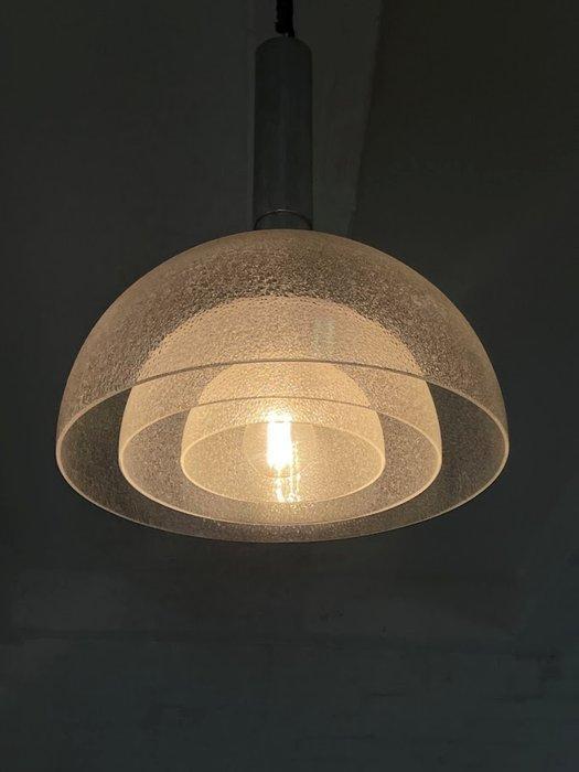 Mazzega - Carlo Nason - Kroonluchter - Glas, Metaal, Chroom, Antiek en Kunst, Antiek | Lampen