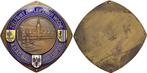 Bronze-plakette 1928 Sachsen-leipzig, Stadt, Verzenden