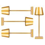 Oplaadbare Draadloze Tafellamp – 38cm Goud – LED Nachtlamp, Huis en Inrichting, Lampen | Tafellampen, Ophalen of Verzenden, Nieuw