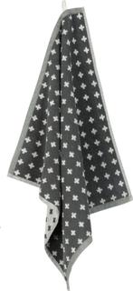 HEMA Keukendoek - 50 x 50 - katoen - grijs kruisjes, Verzenden, Nieuw