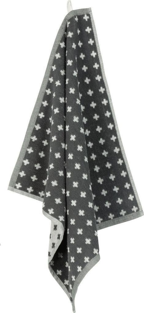 HEMA Keukendoek - 50 x 50 - katoen - grijs kruisjes, Huis en Inrichting, Keuken | Textiel, Nieuw, Verzenden