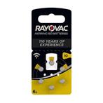 Rayovac Hoorbatterij Acoustic Hearing 10AU geel (6 stuks), Nieuw, Ophalen of Verzenden