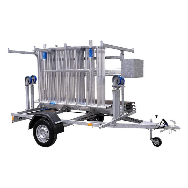 Steigeraanhanger met ALX Rolsteiger 135 x 250 x 8,2m WH, Doe-het-zelf en Verbouw, Steigers, Rolsteiger of Kamersteiger, Nieuw