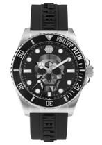 Philipp Plein PWOAA0122 The $kull Diver horloge 44 mm, Nieuw, Overige merken, Staal, Kunststof