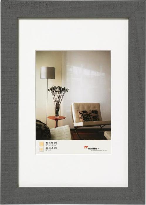 Walther Home - Fotolijst - Fotomaat 40x60 cm - Grijs, Huis en Inrichting, Woonaccessoires | Overige, Verzenden