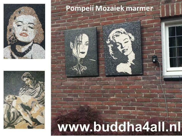 mozaiek inleg wandpaneel, Michael Jackson, Marilyn Monroe, Huis en Inrichting, Woonaccessoires | Wanddecoraties, Nieuw, Ophalen of Verzenden