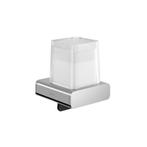 Zeepdispenser Geesa Shift 200 ml met Gesatineerd Glas Chroom, Ophalen of Verzenden, Nieuw, Chroom, Bad