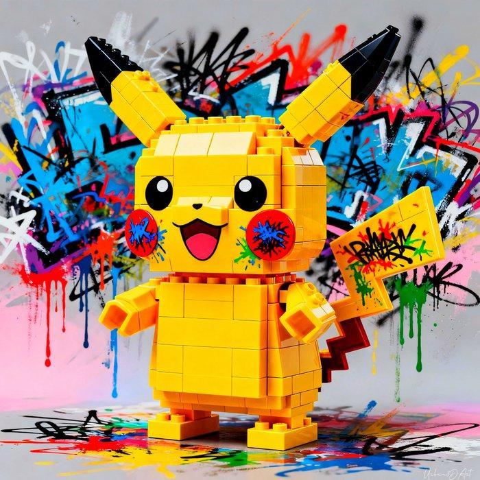 Urban3DArt (1971) - Pikachu Graf Limited Edition, Antiek en Kunst, Kunst | Designobjecten