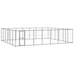 vidaXL Hondenkennel 50,82 m² staal, Verzenden, Nieuw