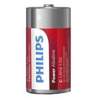 Philips Alkaline C Batterijen - Langdurige Energie - 2 St..., Ophalen of Verzenden, Nieuw