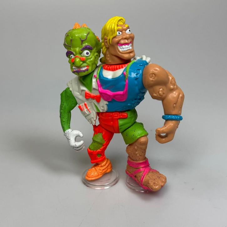 Toxic Crusaders Display Stands 20 stuks, Verzamelen, Poppetjes en Figuurtjes, Zo goed als nieuw, Verzenden