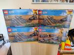 Lego - City - 1x 60205 + 4x 60238 - 1x Treinrails + 4x, Kinderen en Baby's, Speelgoed | Duplo en Lego, Nieuw
