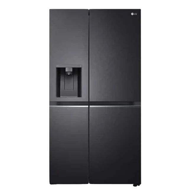 LG GSLV70MCTE Amerikaanse Koelkast Side By Side 635L Zwart, Witgoed en Apparatuur, Koelkasten en IJskasten, 200 liter of meer