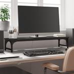 vidaXL Monitorstandaard 85x23x15,5 cm bewerkt hout zwart, Computers en Software, Overige Computers en Software, Verzenden, Nieuw