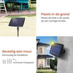 2dekans | Partizzle 15m Waterdicht Lichtsnoer op Zonne, Tuin en Terras, Buitenverlichting, Ophalen of Verzenden, Zo goed als nieuw