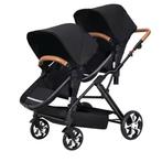 Dubbele Kinderwagen voor Tweelingen met Lig- en Zitfunctie, Verzenden, Nieuw