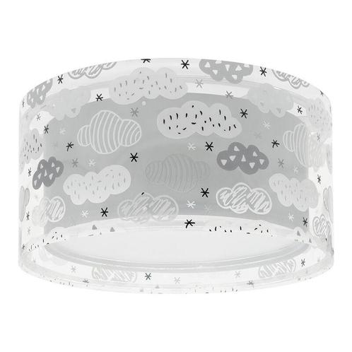 Grijze kinderkamer plafondlamp kunststof, Wolkjes, Kinderen en Baby's, Kinderkamer | Inrichting en Decoratie, Nieuw, Ophalen of Verzenden