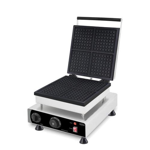 Combisteel Wafelijzer | 4x Vierkante Wafels | 1.75kw | 305x4, Zakelijke goederen, Horeca | Keukenapparatuur, Nieuw in verpakking