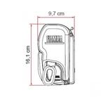 Fiamma F45L 450 Polar White-Royal Grey, Caravans en Kamperen, Ophalen of Verzenden, Nieuw