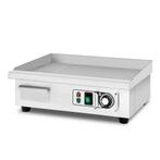 HCB Bakplaat - geribbeld - 55 cm - 230V - RVS, Verzenden, Nieuw in verpakking, Fornuis, Frituur en Grillen