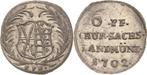 6 Pfennig Roter Seufzer 1702, Sachsen-kurlinie ab 1547 (a..., Verzenden