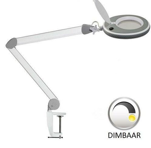 Loeplamp 127mm lens  3 dioptrie  LED  DIMBAAR, Hobby en Vrije tijd, Vergrootglazen, Loepen en Loeplampen, Loeplamp, Nieuw, Verzenden
