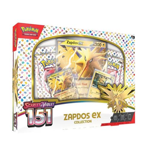Pokemon 151 Zapdos EX Collection Box, Hobby en Vrije tijd, Verzamelkaartspellen | Pokémon, Overige typen, Nieuw, Verzenden