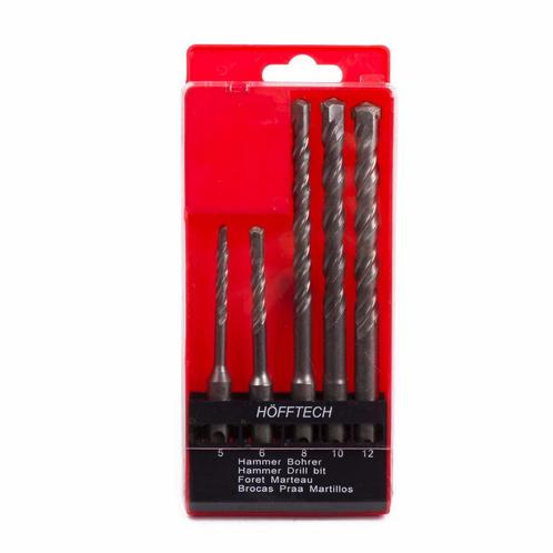 Hofftech Boor- en metselwerkset - 5-delig - SDS-plus comp..., Doe-het-zelf en Verbouw, Gereedschap | Boormachines, Nieuw, Ophalen of Verzenden